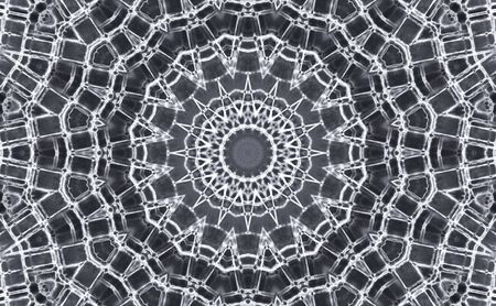 Abstract Colorful Painted Kaleidoscopic Graphic Background. Futuristic Psychedelic Hypnotic Backdrop...