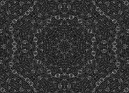 Abstract Colorful Painted Kaleidoscopic Graphic Background. Futuristic Psychedelic Hypnotic Backdrop Pattern With Texture. Folk Ethnic Floral Ornamental Mandala. Vintage Decorative Geometric Mosaicの写真素材