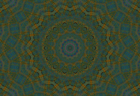Abstract Colorful Painted Kaleidoscopic Graphic Background. Futuristic Psychedelic Hypnotic Backdrop...