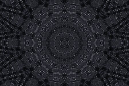 Abstract Colorful Painted Kaleidoscopic Graphic Background. Futuristic Psychedelic Hypnotic Backdrop Pattern With Texture. Folk Ethnic Floral Ornamental Mandala. Vintage Decorative Geometric Mosaicの写真素材