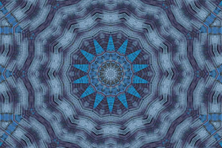 Abstract Colorful Painted Kaleidoscopic Graphic Background. Futuristic Psychedelic Hypnotic Backdrop...