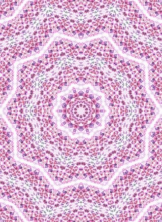 Abstract Colorful Painted Kaleidoscopic Graphic Background. Futuristic Psychedelic Hypnotic Backdrop Pattern With Texture. Folk Ethnic Floral Ornamental Mandala. Vintage Decorative Geometric Mosaicの写真素材