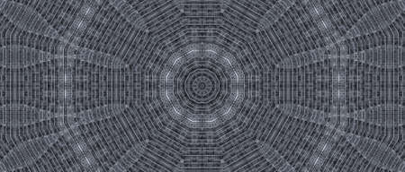 Abstract Colorful Painted Kaleidoscopic Graphic Background. Futuristic Psychedelic Hypnotic Backdrop...