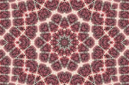 Abstract Colorful Painted Kaleidoscopic Graphic Background. Futuristic Psychedelic Hypnotic Backdrop Pattern With Texture. Folk Ethnic Floral Ornamental Mandala. Vintage Decorative Geometric Mosaicの写真素材