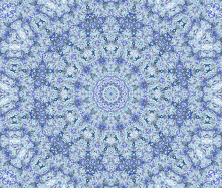 Abstract Colorful Painted Kaleidoscopic Graphic Background. Futuristic Psychedelic Hypnotic Backdrop Pattern With Texture. Folk Ethnic Floral Ornamental Mandala. Vintage Decorative Geometric Mosaicの写真素材