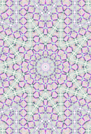 Abstract Colorful Painted Kaleidoscopic Graphic Background. Futuristic Psychedelic Hypnotic Backdrop...