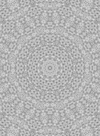 Abstract Colorful Painted Kaleidoscopic Graphic Background. Futuristic Psychedelic Hypnotic Backdrop Pattern With Texture. Folk Ethnic Floral Ornamental Mandala. Vintage Decorative Geometric Mosaicの写真素材