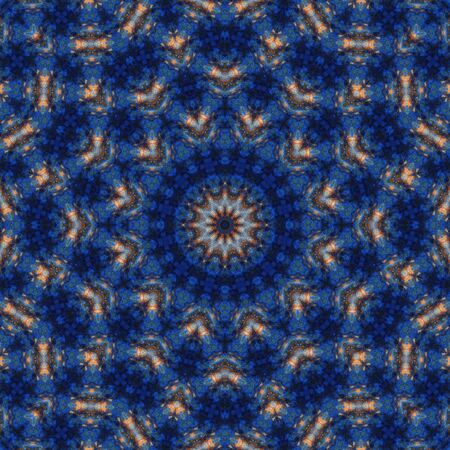 Abstract Colorful Painted Kaleidoscopic Graphic Background. Futuristic Psychedelic Hypnotic Backdrop...