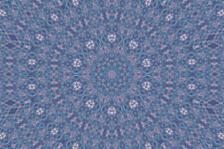 Abstract Colorful Painted Kaleidoscopic Graphic Background. Futuristic Psychedelic Hypnotic Backdrop Pattern With Texture. Folk Ethnic Floral Ornamental Mandala. Vintage Decorative Geometric Mosaicの写真素材