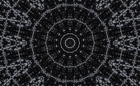 Abstract Colorful Painted Kaleidoscopic Graphic Background.