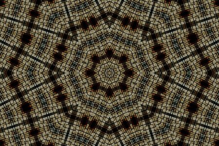 Abstract Colorful Painted Kaleidoscopic Graphic Background. Futuristic Psychedelic Hypnotic Backdrop...