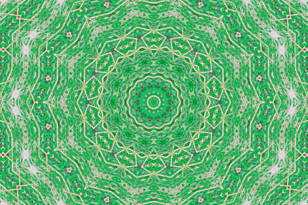 Abstract Colorful Painted Kaleidoscopic Graphic Background. Futuristic Psychedelic Hypnotic Backdrop...