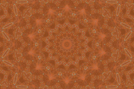 Abstract Colorful Painted Kaleidoscopic Graphic Background. Futuristic Psychedelic Hypnotic Backdrop Pattern With Texture. Folk Ethnic Floral Ornamental Mandala. Vintage Decorative Geometric Mosaicの写真素材