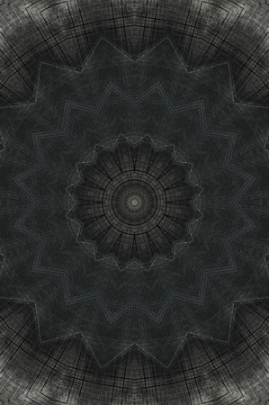 Abstract Colorful Painted Kaleidoscopic Graphic Background. Futuristic Psychedelic Hypnotic Backdrop Pattern With Texture. Folk Ethnic Floral Ornamental Mandala. Vintage Decorative Geometric Mosaicの写真素材