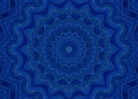 Abstract Colorful Painted Kaleidoscopic Graphic Background. Futuristic Psychedelic Hypnotic Backdrop...