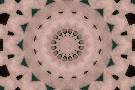 Abstract Colorful Painted Kaleidoscopic Graphic Background. Futuristic Psychedelic Hypnotic Backdrop...