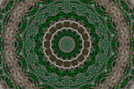 Abstract Colorful Painted Kaleidoscopic Graphic Background. Futuristic Psychedelic Hypnotic Backdrop...