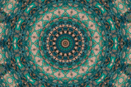 Abstract Colorful Painted Kaleidoscopic Graphic Background. Futuristic Psychedelic Hypnotic Backdrop...