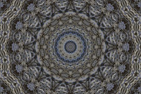 Abstract Colorful Painted Kaleidoscopic Graphic Background. Futuristic Psychedelic Hypnotic Backdrop...