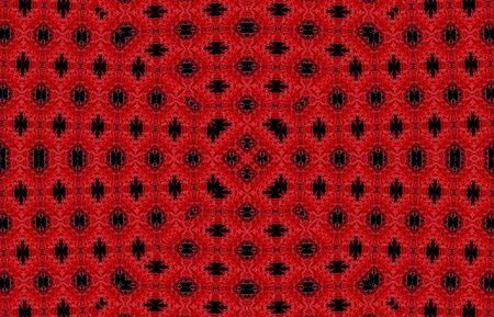 Abstract Colorful Painted Kaleidoscopic Graphic Background. Futuristic Psychedelic Hypnotic Backdrop Pattern With Texture. Folk Ethnic Floral Ornamental Mandala. Vintage Decorative Geometric Mosaicの写真素材