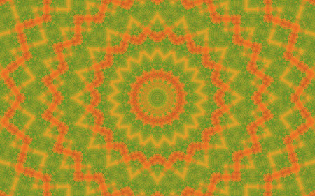 Abstract Colorful Painted Kaleidoscopic Graphic Background. Futuristic Psychedelic Hypnotic Backdrop...
