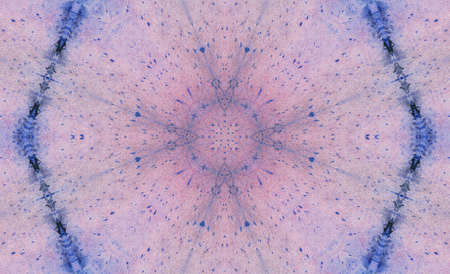 Abstract Colorful Painted Kaleidoscopic Graphic Background. Futuristic Psychedelic Hypnotic Backdrop Pattern With Texture. Folk Ethnic Floral Ornamental Mandala. Vintage Decorative Geometric Mosaicの写真素材