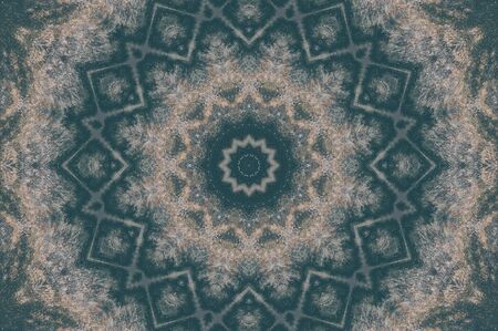 Abstract Colorful Painted Kaleidoscopic Graphic Background. Futuristic Psychedelic Hypnotic Backdrop...