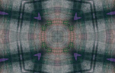Abstract Colorful Painted Kaleidoscopic Graphic Background. Futuristic Psychedelic Hypnotic Backdrop...