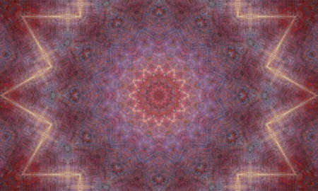 Abstract Colorful Painted Kaleidoscopic Graphic Background. Futuristic Psychedelic Hypnotic Backdrop...