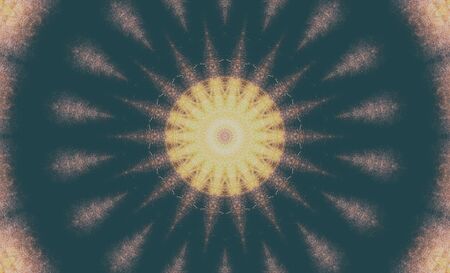 Abstract Colorful Painted Kaleidoscopic Graphic Background. Futuristic Psychedelic Hypnotic Backdrop...