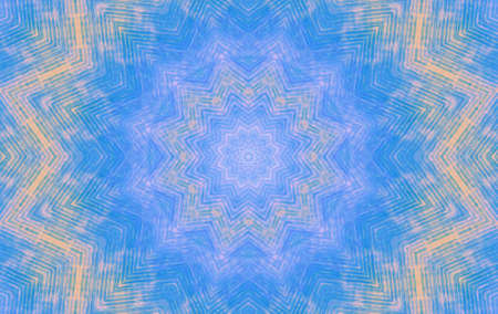 Abstract Colorful Painted Kaleidoscopic Graphic Background. Futuristic Psychedelic Hypnotic Backdrop...