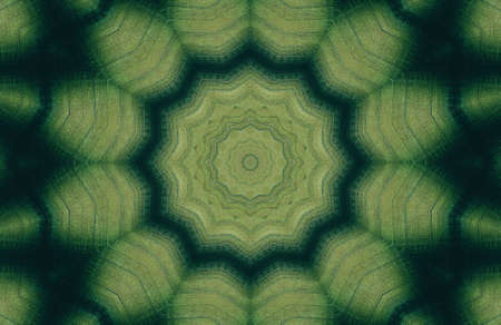 Abstract Colorful Painted Kaleidoscopic Graphic Background. Futuristic Psychedelic Hypnotic Backdrop Pattern With Texture. Folk Ethnic Floral Ornamental Mandala. Vintage Decorative Geometric Mosaicの写真素材