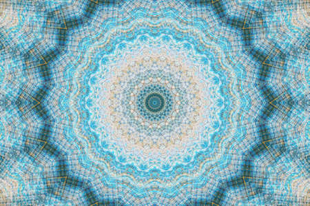 Abstract Colorful Painted Kaleidoscopic Graphic Background. Futuristic Psychedelic Hypnotic Backdrop...