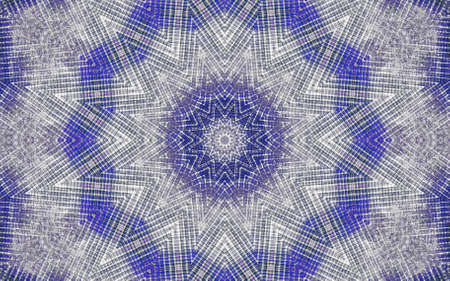 Abstract Colorful Painted Kaleidoscopic Graphic Background. Futuristic Psychedelic Hypnotic Backdrop...