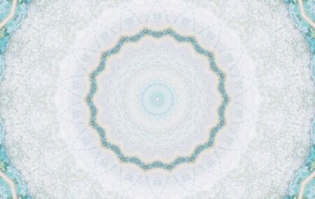 Abstract Colorful Painted Kaleidoscopic Graphic Background. Futuristic Psychedelic Hypnotic Backdrop...