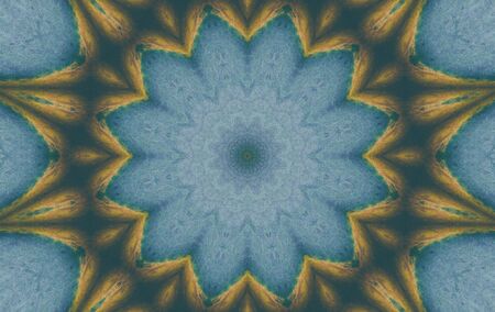 Abstract Colorful Painted Kaleidoscopic Graphic Background. Futuristic Psychedelic Hypnotic Backdrop...