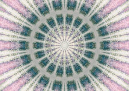 Abstract Colorful Painted Kaleidoscopic Graphic Background. Futuristic Psychedelic Hypnotic Backdrop...