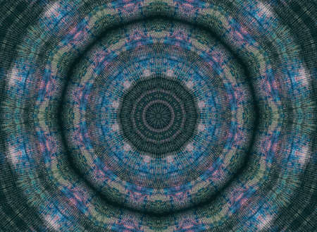 Abstract Colorful Painted Kaleidoscopic Graphic Background. Futuristic Psychedelic Hypnotic Backdrop...