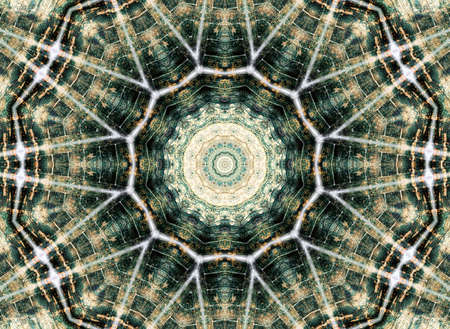 Abstract Colorful Painted Kaleidoscopic Graphic Background. Futuristic Psychedelic Hypnotic Backdrop...