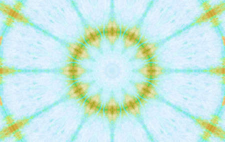 Abstract Colorful Painted Kaleidoscopic Graphic Background. Futuristic Psychedelic Hypnotic Backdrop...