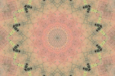 Abstract Colorful Painted Kaleidoscopic Graphic Background. Futuristic Psychedelic Hypnotic Backdrop...