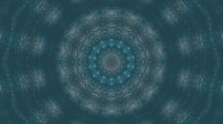 Abstract Colorful Painted Kaleidoscopic Graphic Background. Futuristic Psychedelic Hypnotic Backdrop Pattern With Texture. Folk Ethnic Floral Ornamental Mandala. Vintage Decorative Geometric Mosaicの写真素材