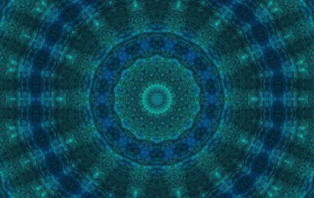 Abstract Colorful Painted Kaleidoscopic Graphic Background. Futuristic Psychedelic Hypnotic Backdrop...