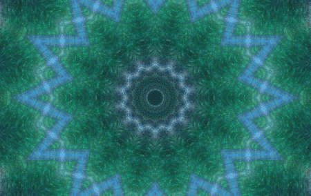 Abstract Colorful Painted Kaleidoscopic Graphic Background. Futuristic Psychedelic Hypnotic Backdrop...