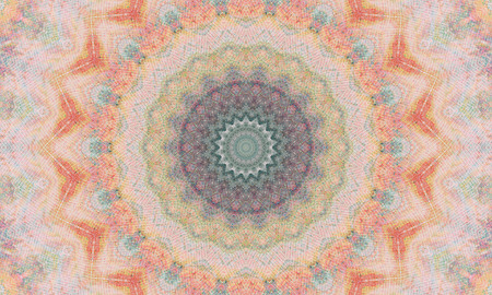 Abstract Colorful Painted Kaleidoscopic Graphic Background. Futuristic Psychedelic Hypnotic Backdrop...
