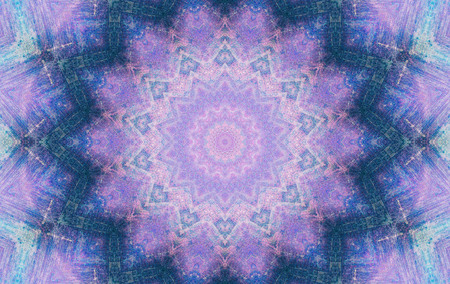 Abstract Colorful Painted Kaleidoscopic Graphic Background. Futuristic Psychedelic Hypnotic Backdrop...