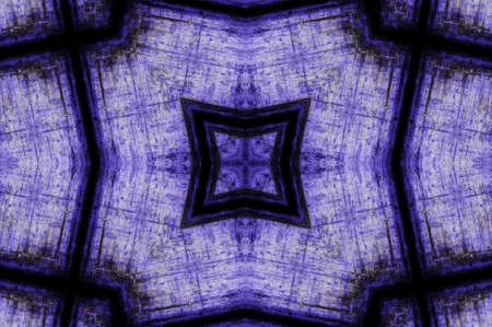 Abstract Colorful Painted Kaleidoscopic Graphic Background. Futuristic Psychedelic Hypnotic Backdrop Pattern With Texture. Folk Ethnic Floral Ornamental Mandala. Vintage Decorative Geometric Mosaicの写真素材