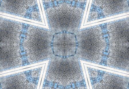 Abstract Colorful Painted Kaleidoscopic Graphic Background. Futuristic Psychedelic Hypnotic Backdrop...
