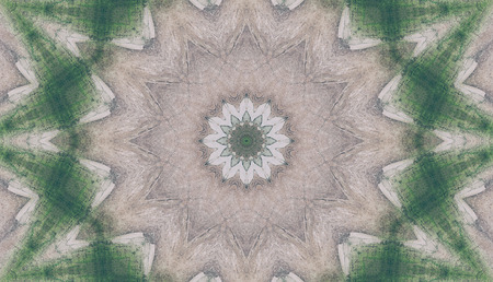 Abstract Colorful Painted Kaleidoscopic Graphic Background. Futuristic Psychedelic Hypnotic Backdrop...