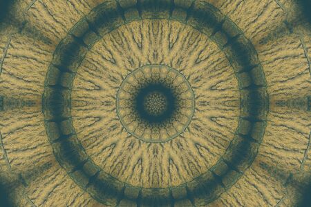 Abstract Colorful Painted Kaleidoscopic Graphic Background. Futuristic Psychedelic Hypnotic Backdrop...